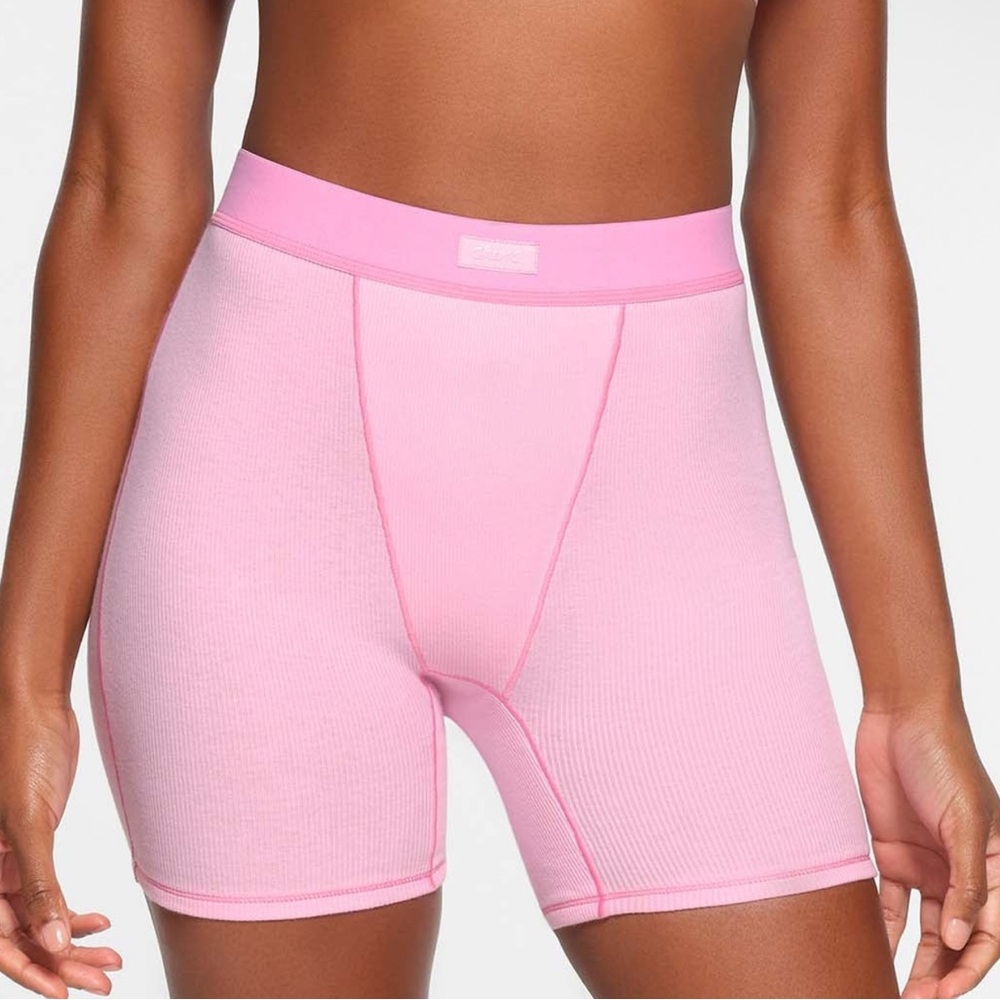 SKIMS cotton rib shorts